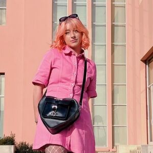 Dr Martens Heart Shaped Leather Backpack Purse